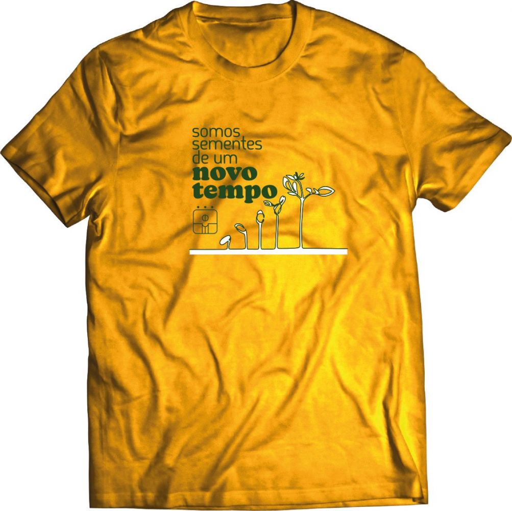Camiseta Semente Elétrica Amarela Imagem 1